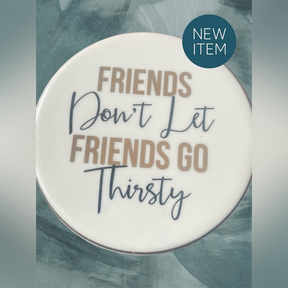 NEW Set of Four Piece Ceramic Coasters. - Picture 6 of 9